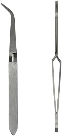 1pcs Nail Professional Tools Multi-Function Nail Art Rhinestones Decoration Picking Clip Nipper Stainless Steel Tweezers (Pack of 2) image 5