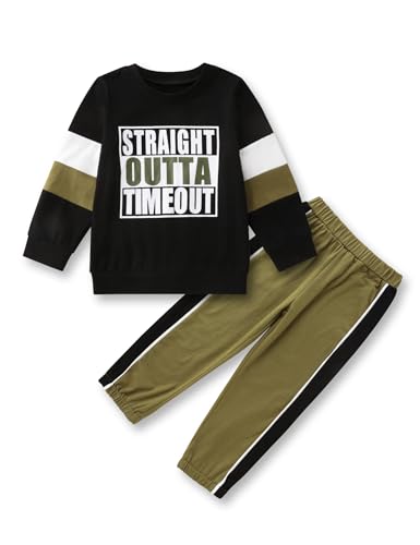 Image of TUEMOS Toddler Boy Clothes Sweatsuits Fall Winters Boy Outfits