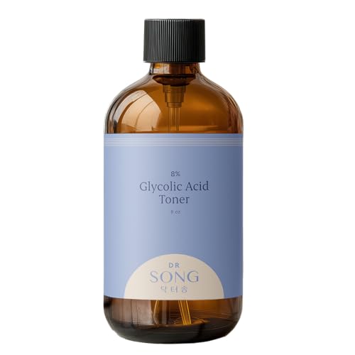Dr Song Glycolic Acid 8% Toner - AHA Exfoliant For Smoothing Skin Dark Spots Wrinkles Fine Lines Korean Skin Care (8%)