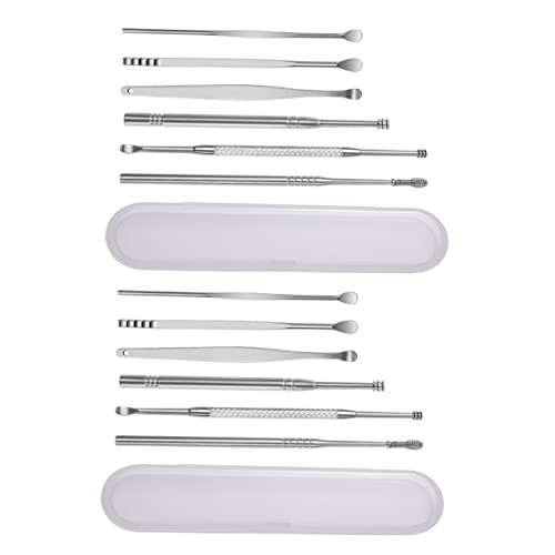 PLAFOPE Ear Wax Remover Kit Ear Spoon Set Ear Wax Removal Tools for Home Use Boys and Girls Adults