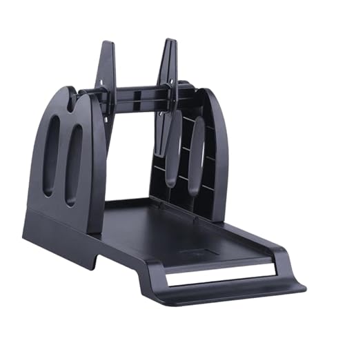 LIXSAZSE Portaetiquetas Accesorio de escritorio Suministros Portaetiquetas de envío duradero para almacén Compacto Desmontable Térmico Para rollos y etiquetas plegadas en acordeón
