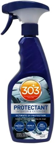 303 Automotive Protectant - Provides Superior UV Protection, Helps Prevent Fading and Cracking, Repels Dust, Lint, and Staining, Restores Lost Color and Luster, 16oz (30382CSR) Packaging May Vary