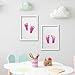 2 PCS Newborn Inkless Monthly Milestone Family Baby Handprint Footprint Kit Ink Pad for Baby Hand and Footprints Dog Paw Print Kit Dog Nose Print Kit Newborn Print Kit Baby Shower Gifts (Pink)
