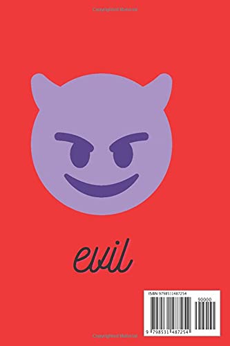 Miniatura 2 de good v evil emoji notebook