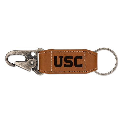 Rico Industries NCAA Southern California Trojans - USC Laser Engraved Carabiner Keychain