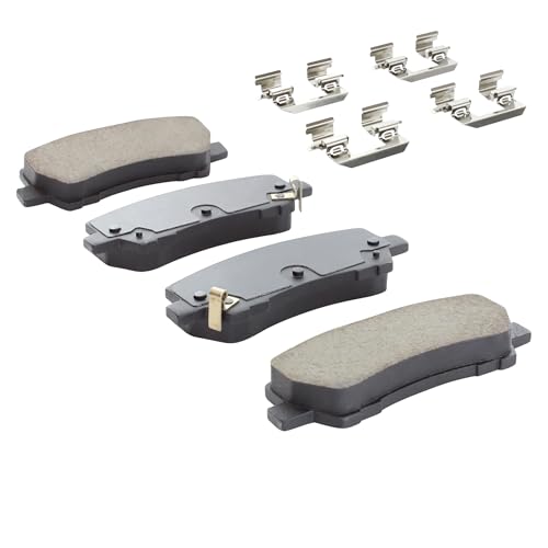 Image of QUALITY-BUILT Rear Ceramic Brake Pads, Premium 1001-1793C, Compatible with 2015-2020 Ford Mustang