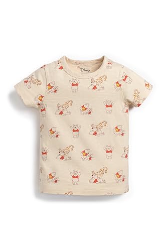 MONICA + ANDY Short Sleeve Crewneck T Shirt, Size 3T, Winnie The Pooh, 100% Organic Toddler Clothes for Girls and Boys, Children's Tee, Sustainable Super Soft Fabric, Sizes for Kids, Toddler & Infant