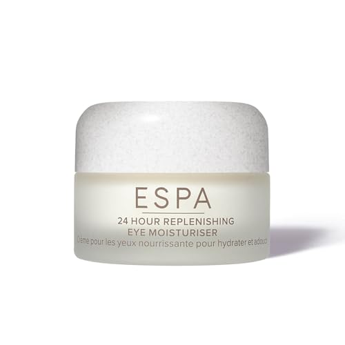 ESPA 24-Hour Replenishing Eye Moisturiser 15ml | Hydrating & Nourishing Eye Cream with Gingko Biloba, Evening Primrose & Jojoba to Protect the Skin's Moisture Barrier & Refresh the Under-Eye Area