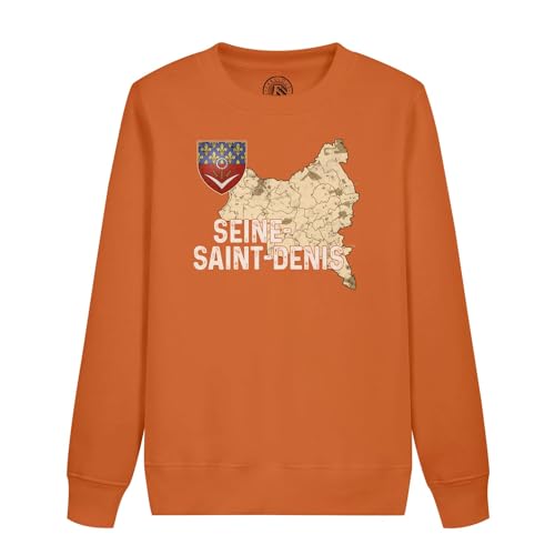 Sweatshirt enfant Seine-Saint-Denis 93 Île-de-France en coton doux