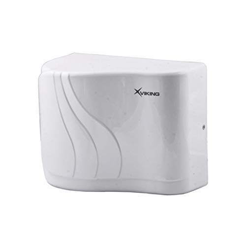 Viking Hand Dryer with ABS - Length 265mm - Width 155mm - Height 200mm - White - Fast drying performance with Sensor technology