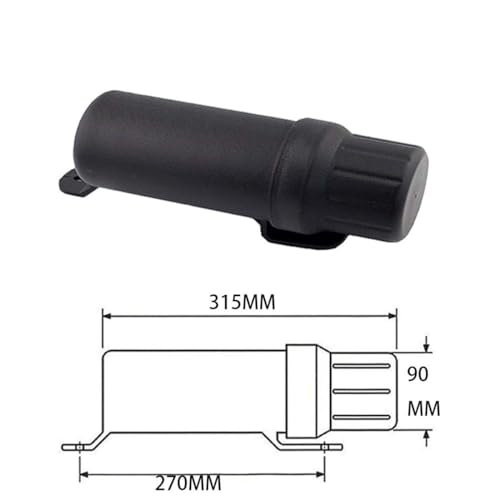 Image of YIBO Motorcycle Parts Tool Tube Suitable for Waterproof Storage Box (90mm)