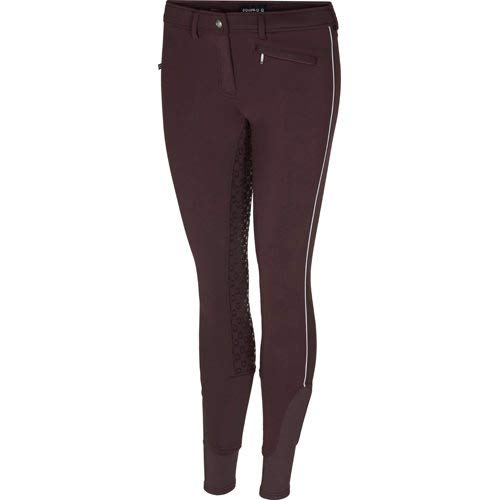 Equipage Hero Dark Port - Pantalones de equitación para mujer (talla 38)