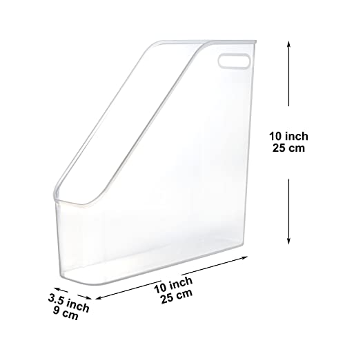 Youngever 3 Pack File Folder Bin Storage, Plastic File Folder Bin Organizer With Handle #TOP1