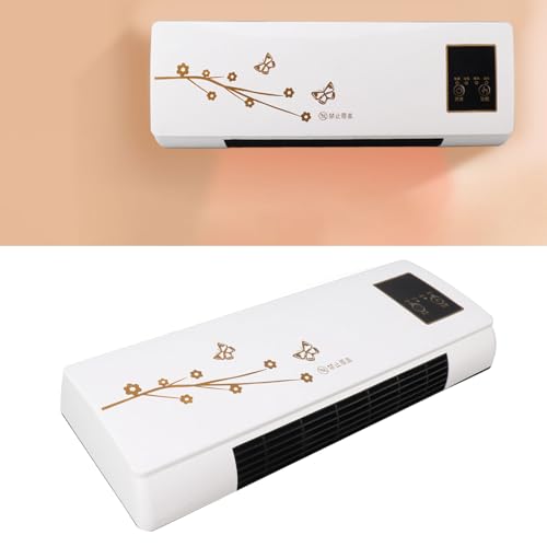 Miniatura 9 de Aire Acondicionado Montado En La Pared De Doble Uso, Mini Máquina De Refrigeración Y Calefacción Eléctrica Portátil Con Temporizador Y Control Remoto Para El Baño Del Dormitorio
