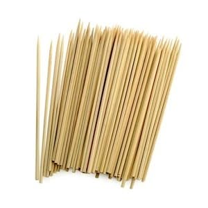 Image of Royals 200pc Bamboo Skewers for Barbeque Grilling Frying Sticks BBQ Skeweres Sticks Barbecue Sticks Tornado Potato Twister Spiral Sticks, 10inch