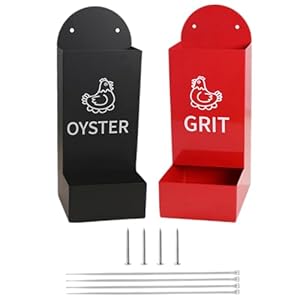 Oyster Shell Feeder for Chickens, S...
