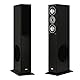 mohr 1 Paar Standlautsprecher SL15 schwarz Lautsprecherboxen, HiFi Klang zum günstigen Preis, Elegante HiFi Standboxen aus Holz, als Stereolautsprecher oder Heimkinolautsprecher geeignet