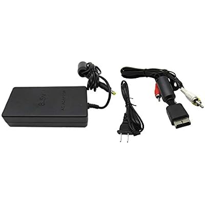 مزود الطاقة وكابل Av لمحطة التشغيل الأصلية 2 نظام Ps2