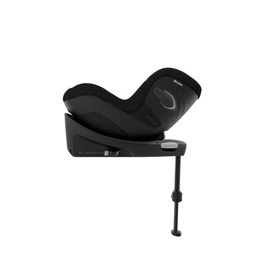 CYBEX Gold Fotelik samochodowy Sirona G3 Plus bez podstawy, Od ok. 3 miesięcy do 4 lat (Od urodzenia z wkładką dla noworodka), Maks. 19 kg, 61–105 cm (Od 40 cm z wkładką dla noworodka), Moon Black