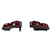 1 Pair LED Tail Light for Toyota Land Cruiser Prado LC120/FJ120 2003-2009 Right Passenger Side Left Driver Side Rear Tail Light Replacement Black Housing Red Lens