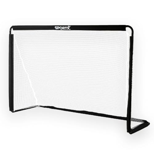 But de football en métal Sportx 182x122 cage de foot résistante pour enfant et adulte