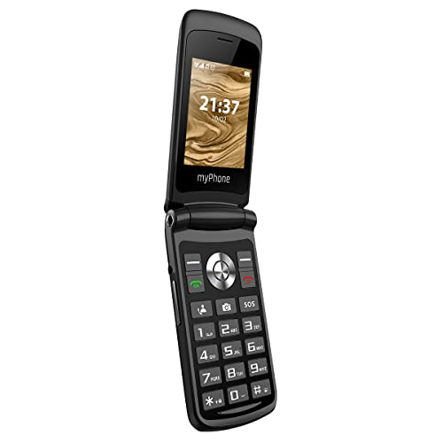 MP myPhone Waltz - Vikbar seniormobiltelefon med stora knappar