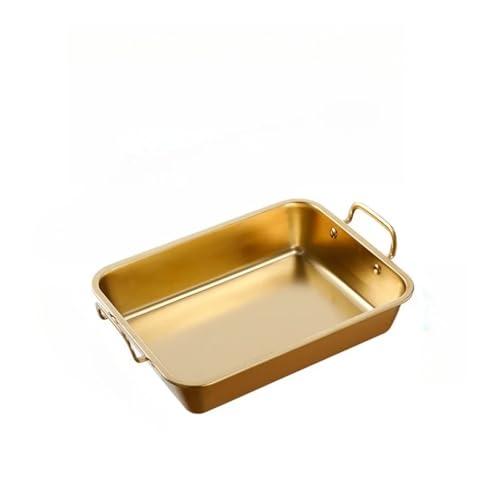 Bandeja de hornear de acero resistente, molde rectangular para asados de calidad 2