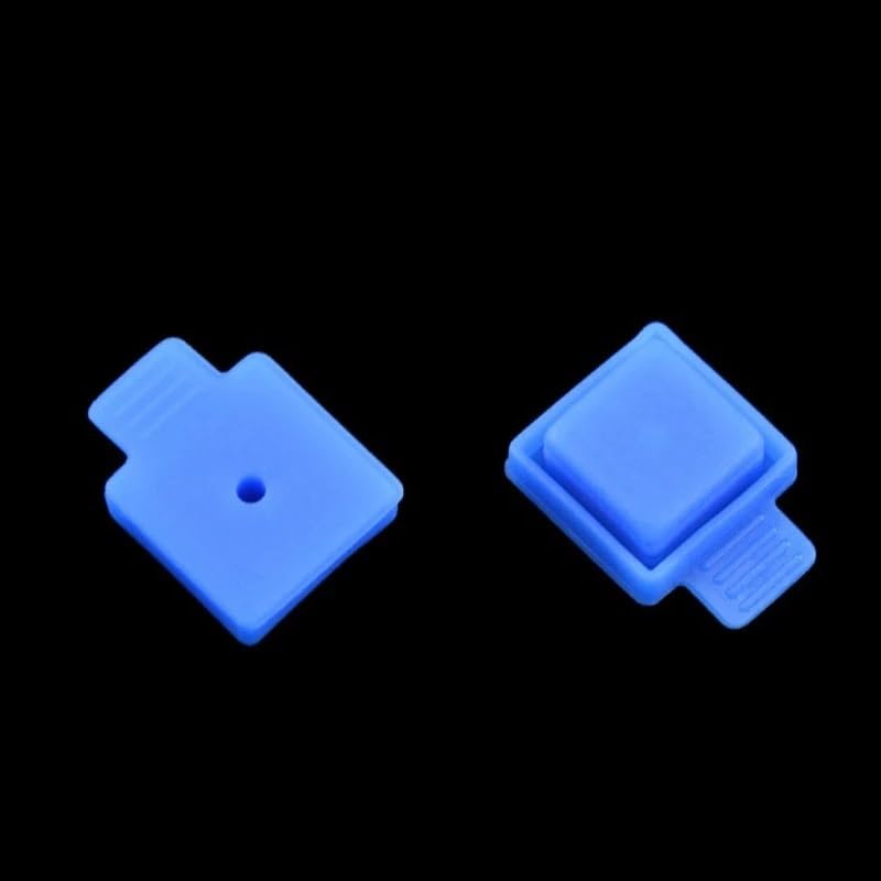 Verschlussstopfen aus Silikonstopfen – wiederverwendbare Küvettenkappe for versiegelte und Flüchtigkeitsexperimente – 100er-Packung, 14 x 14 x 5 mm