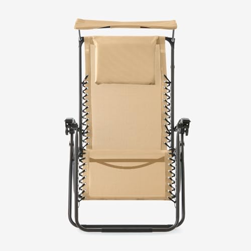 BrylaneHome 350 Lb. Zero Gravity Patio Lounger Chair