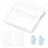 RongZy Hülle für Nintendo 3DS Schutzhülle Kompatibel mit Nintendo 3DS Case Gehäuse Shell Transparent Crystal Hard Guard Case