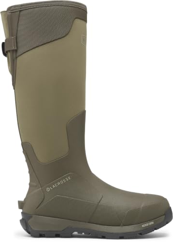 Image of LaCrosse AlphaBurly Aero Men's 17 inch Waterproof Rubber Hunting Boots Non-Insulated with 5mm Neoprene Core, Outdoor Field Footwear