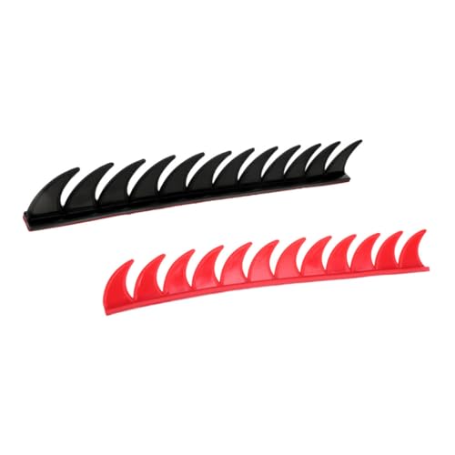Calcomanías para casco de moto rojas de TPR retro