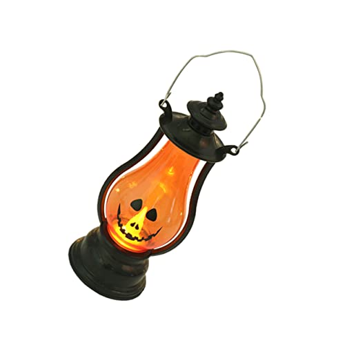 ULDIGI Halloween Pumpkin Light Lantern with Handle Decorative Pumpkin Lantern for Halloween Night Material for Indoor and Outdoor