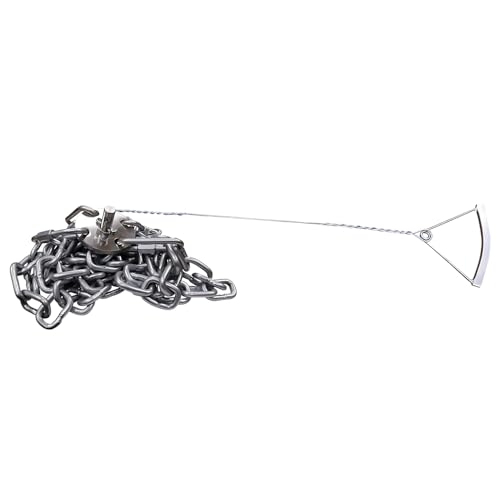 Chain Hammer 3.05kg for Hammer Throw, Galvanized Iron for Durability, Soft-Landing Training Hammer with High-Speed Motion Swivel, Hammer Wire & Aluminum Handle, Ideal for Athletes & Sports Training