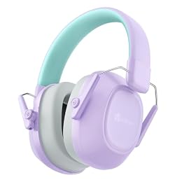 iClever Noise Cancelling Headphones for Kids Adults, SNR 29dB Safety Noise Reduction Ear Muffs for Autism Sensory &Concentration Aid, Ear Hearing Protection for Fireworks/Event/Monster Jam/Concert