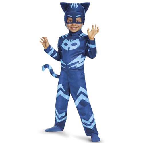 Disguise Catboy Costume for Kids, Official PJ Masks Costume Jumpsuit2