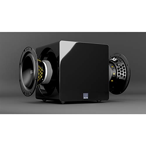 Image of SVS 3000 Micro Subwoofer (Piano Gloss Black) | Active Dual 8-in Drivers, 800 Watt RMS, Sealed Cabinet