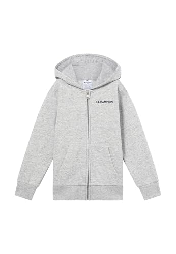 Sweat à capuche Champion Legacy haut de gamme pour garçon, sweat-shirt gris robuste taille L