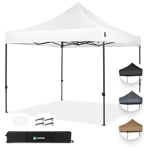 Design Modulare e Versatile: Adatta facilmente il gazebo alle tue esigenze con pareti laterali chiuse o ventilate con zanzariera (vendute separatamente). Sistema di collegamento per unire più tende in modo sicuro e impermeabile, ideale per grandi eventi. Perfetto per feste in giardino, barbecue, matrimoni, stand fieristici, ripari temporanei e molto altro.