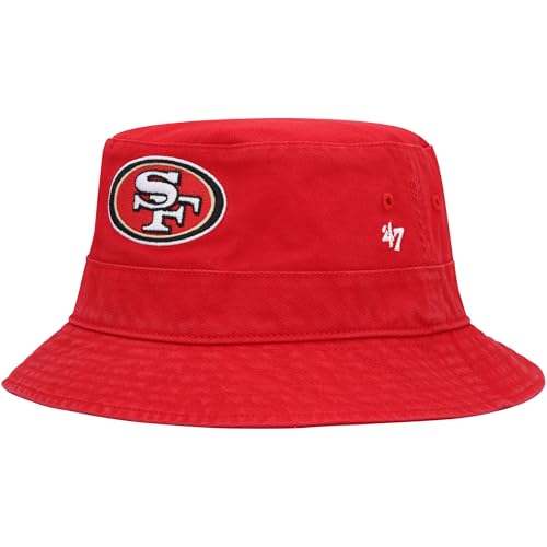 47 Men's Scarlet San Francisco 49ers Primary Bucket Hat