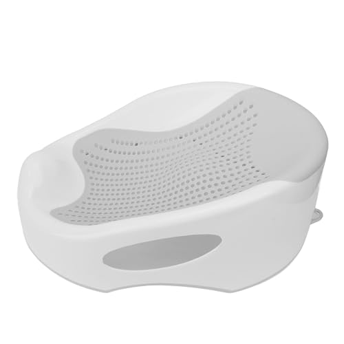 Bain bébé support antidérapant filet couché douche mat nouveau-né gris