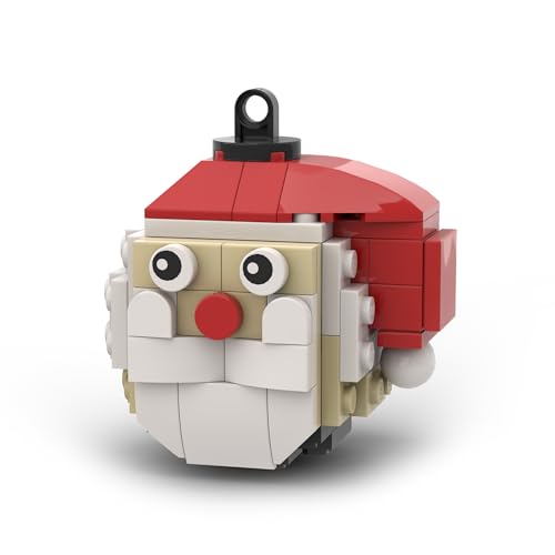 Santa Bauble | Instructions Inc | Made with Genuine LEGO Bricks