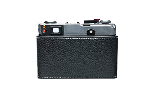 Housse Olympus 35 DC cuir noir pour éviter les rayures