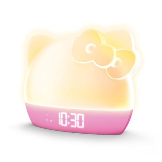 Hello Kitty Sunrise Alarm Clock with Color Changing RGB LED Night Light – Ambient Lighting Hello Kitty Sunrise Alarm Clock with Color Changing RGB LED Night Light – Ambient Lighting product