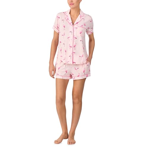 Image of kate spade new york Short Sleeve Knit Shorty Pj Set