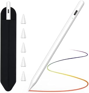 TQQ Stylus Pen for Apple iPad (2018-2023), 2nd Generation pencil with Tilting Detection & High Precision, Compatible iPad 6th~10th Gen iPad Pro 11/12.9" iPad Air 3rd-5th iPad Mini 5th/6th