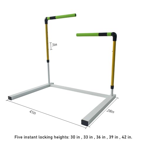 Morimoe Adjustable Height Training Hurdle, Soft Bar Injury-Free (1) - Thumbnail 2