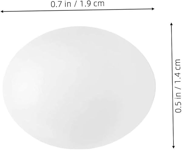BESTonZON Uova di uccelli artificiali 12 pezzi in plastica stabile realistica Simulazione Uova Da Cova Per Pappagalli E Inseparabile Ambiente Nido Naturale Accessori Uccelli - 2