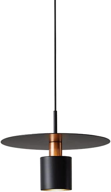 RENMIAO Moderne Eenvoudige Zwarte Hoed Vorm Hanglamp Armatuur Lampen Hotel Restaurant Slaapkamer Studie Kroonluchter Creatieve Persoonlijkheid Verlichting