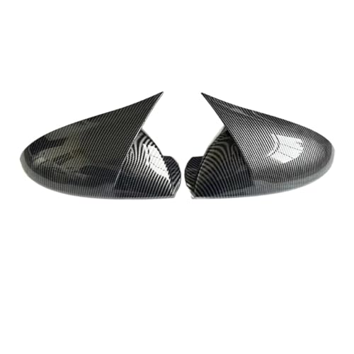 Compatible for Chery Tiggo 2 Pro Max 3X 2023 2024 2025 Car Reverse Mirror Protective Cover Horn Style(Carbon Fiber)